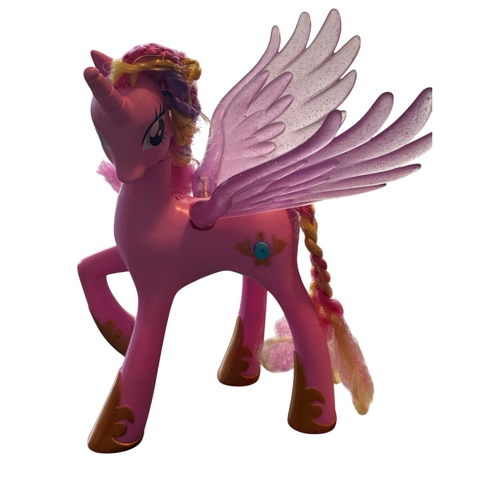 My Little Pony Princess Cadance Talking Alicorn Pink Glitter Wings 8" Figure